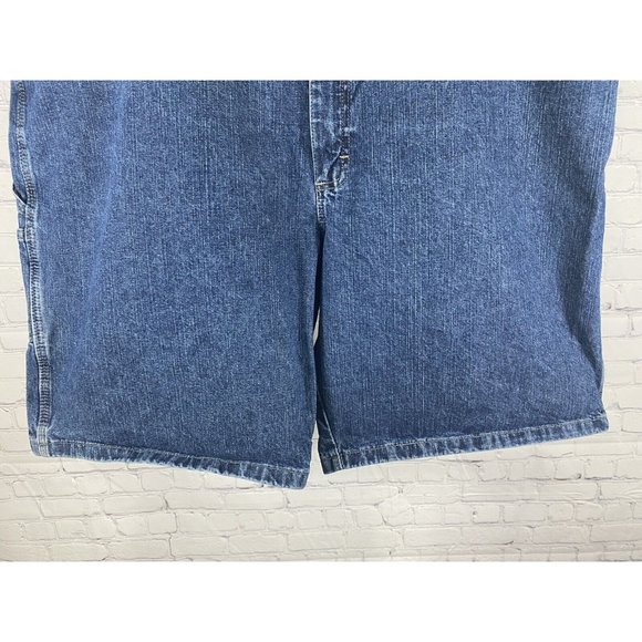 Wrangler Medium Wash High Rise Blue Jean Denim Carpenter Shorts Men’s (46 x 10) - Picture 4 of 10